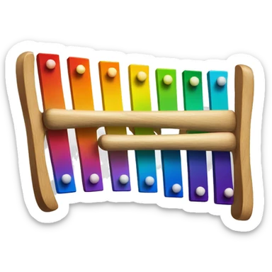 rainbow Xylophone sticker
