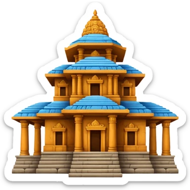 Ayyappa temple sticker