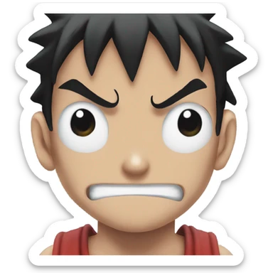 luffy gear 5 emoji sticker