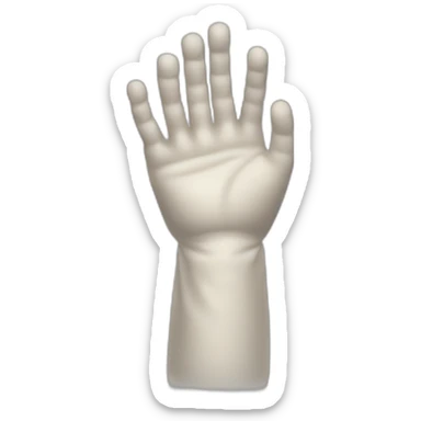 arm in a cast sticker