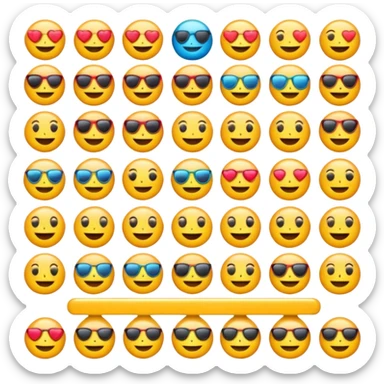 Emojis iphone aestethic sticker