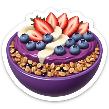 Açaí bowl sticker