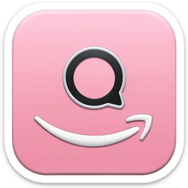amazon prime video aesthetic logo in pastel pink sticker