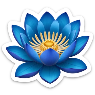 Blue Lotus sticker