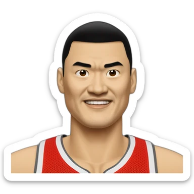 yao ming sticker