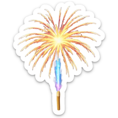 Fireworks sticker