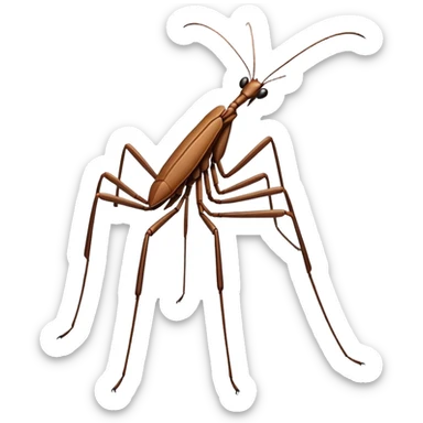 Walking stick bug sticker
