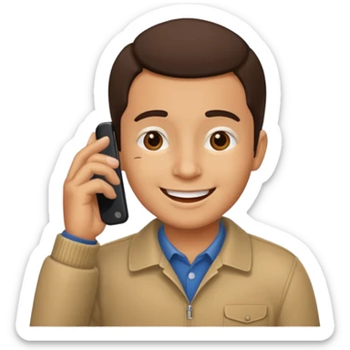 CHICO HABLANDO POR CELULAR sticker