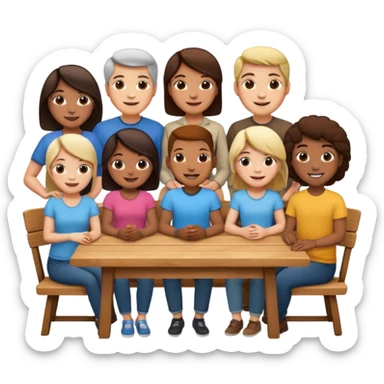 daily meeting sticker