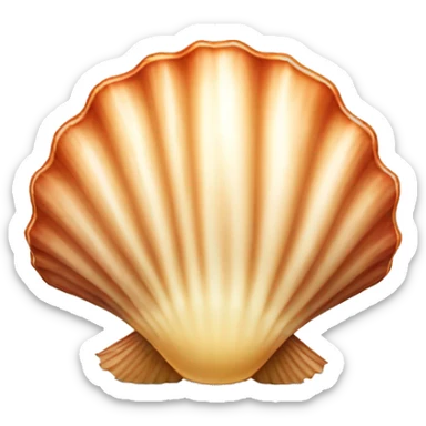 Scallop sticker
