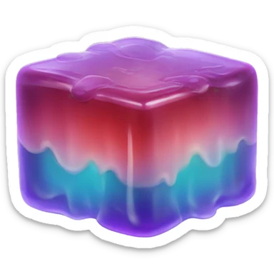 square jelly slab sticker