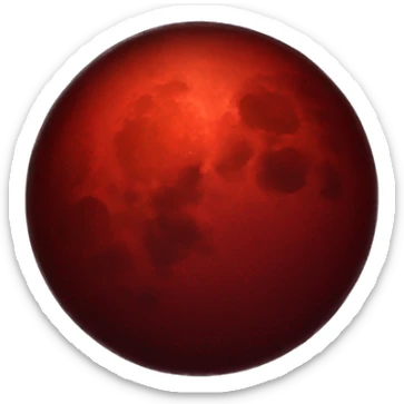 Blood moon  sticker