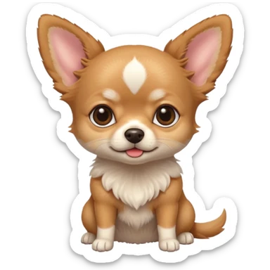 very cute chihuahua sticker
