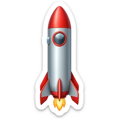 red rocket sticker