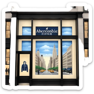 Abercrombie & Fitch in Midtown sticker