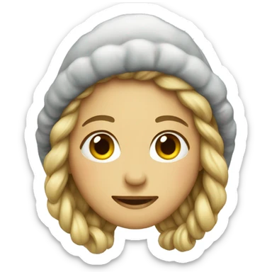 Winter clothes  sticker