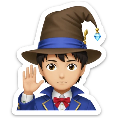 Kaito Kuroba in the famous detective conan story sticker