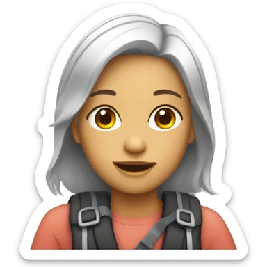 Girl in a wheelchair  sticker