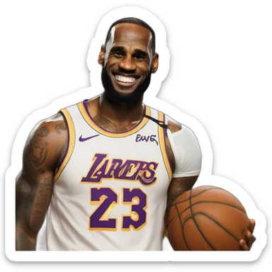 LGBTQIA+ Lebron james sticker