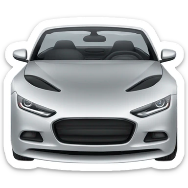 Um carro esportivo elegante cruzando a linha de chegada, com um toque de brilho e classe. sticker