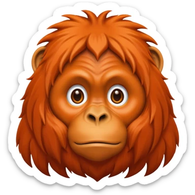 Orangutan sticker