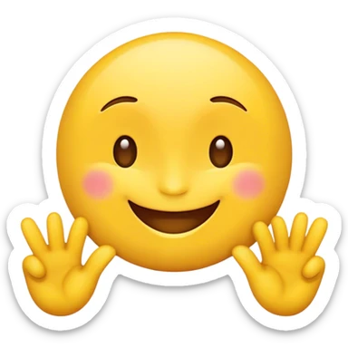 cf in the style of xD emoji sticker