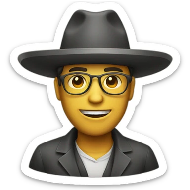 scientist in a sombrero sticker