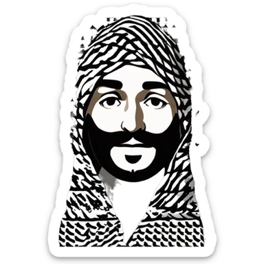 Keffiyeh sticker