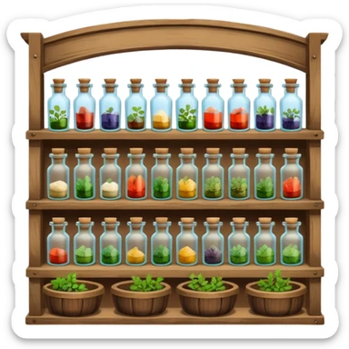 Apothecary medieval sticker