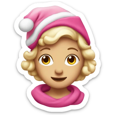 Pink Christmas  sticker