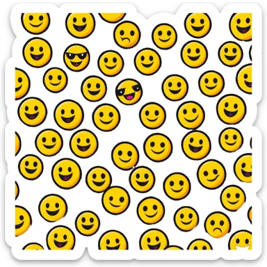 clean simple design with only a sparkle emoji overlaid on a roll of patterned fabric, nothing else sticker