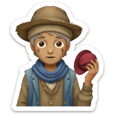 beggar  sticker