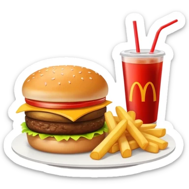 McDonald’s meal  sticker
