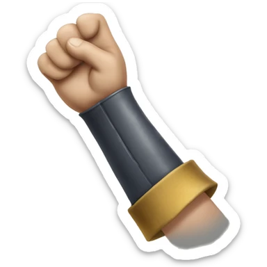 Générale de guerre qui leve la main sticker