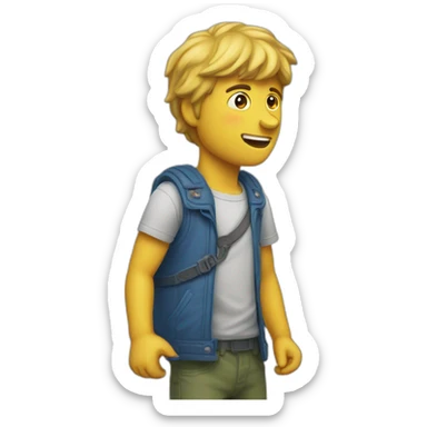 Dinausore qui s'appelle Paul sticker