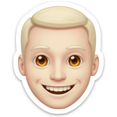 smile creepy mna sticker