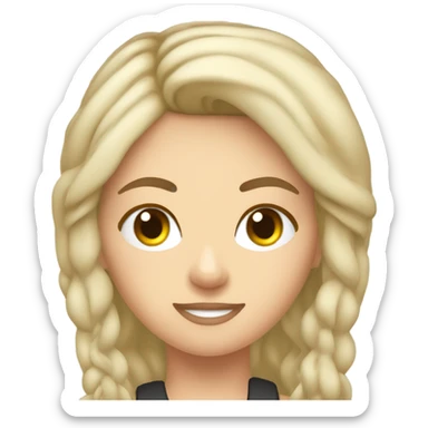 ￼ a white girl driving an STI sticker