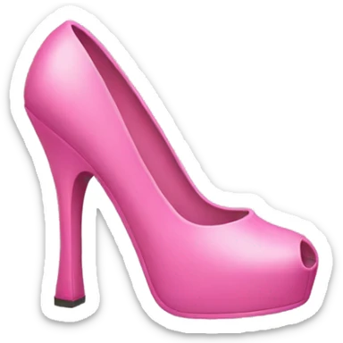 Pink heels sticker