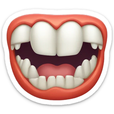 monster zookeeper teeth sticker