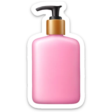 lotion pink sticker