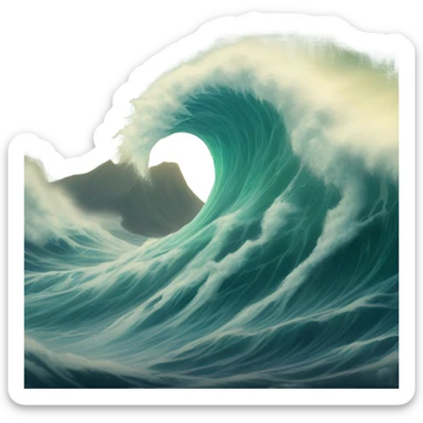 Tsunami sticker