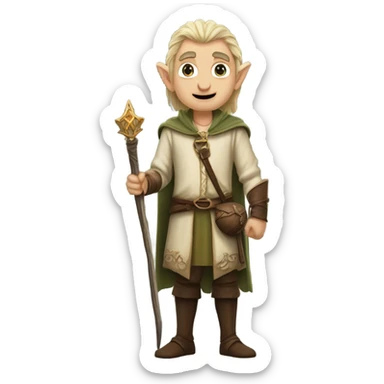Un personaje del señor de los anillos sticker