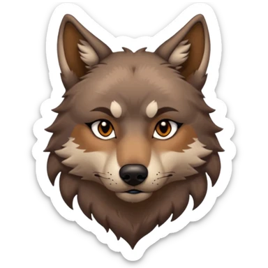 tatoos wolf, sleepy sticker