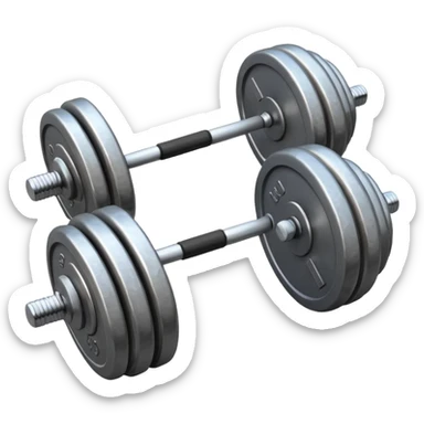 Barbell sticker