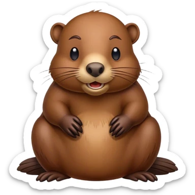 Haz un castor  sticker