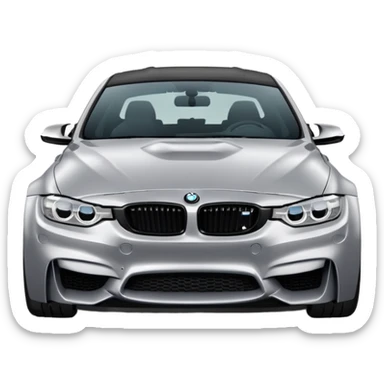 BMW M3 best view sticker