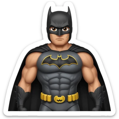 Batman in a Batman costume sticker