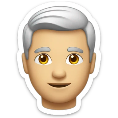 Homme en colère bras croisé  sticker