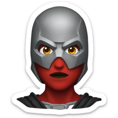 sacy pererê folklore red hood sticker