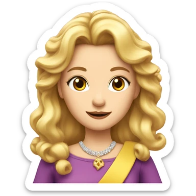Prinzessin lea mund sticker